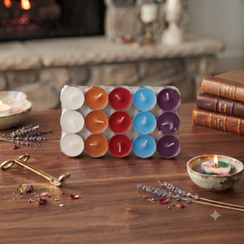 15 Pieces 5 Fragrances T-light Pack