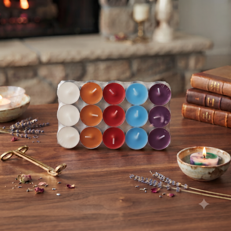 15 Pieces 5 Fragrances T-light Pack