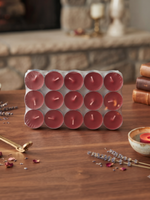 15 Pieces Rose Fragrance T-light Pack